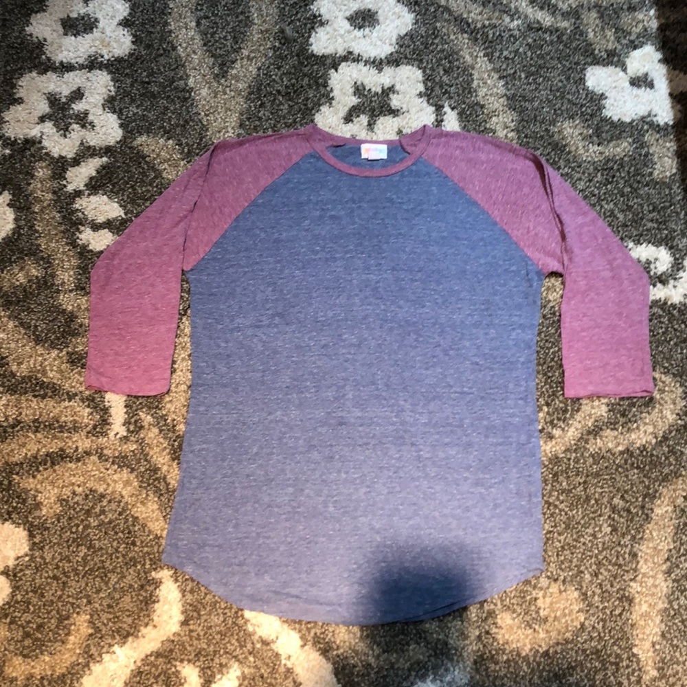 Lularoe baseball 1/4 sleeve tee